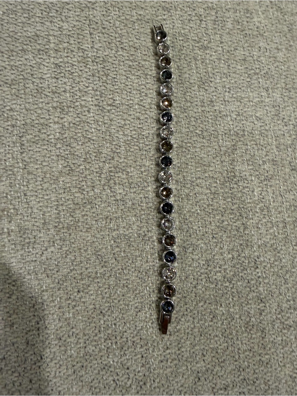 Touchstone Crystal by Swarovski nightfall ice bracelet